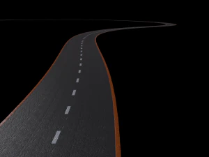 asphalt road - pbr 3D Model