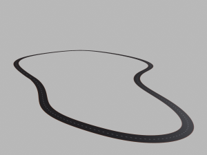asphalt road - pbr 3D 模型