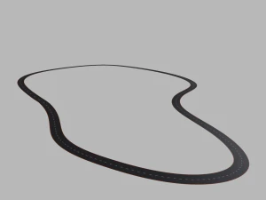 asphalt road - pbr 3D Model