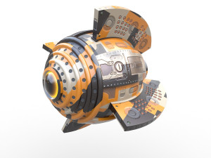 camera drone scifi - pbr 3D Model