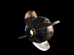 camera drone scifi - pbr 3D Model