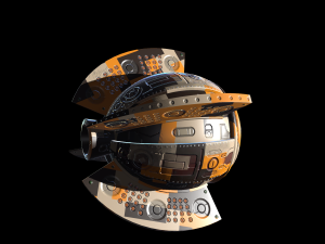 camera drone scifi - pbr 3D Model