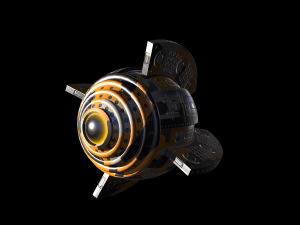 camera drone scifi - pbr 3D Model