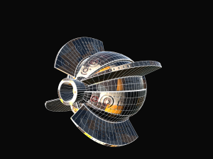 camera drone scifi - pbr 3D Model