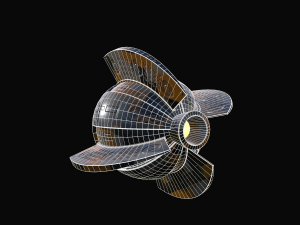camera drone scifi - pbr 3D Model