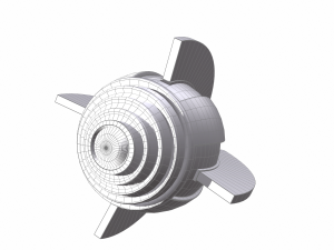 camera drone scifi - pbr 3D Model