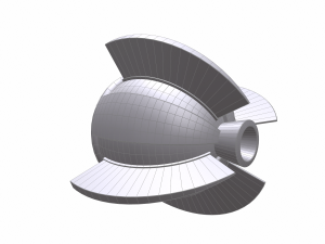 camera drone scifi - pbr 3D Model