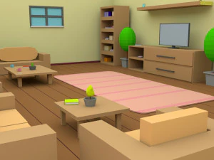 cartoon house 3D Model