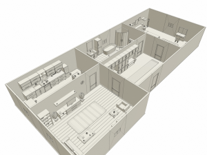 cartoon house Modèle 3D