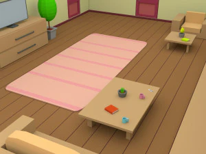 cartoon house 3D Model