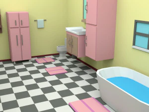 cartoon house 3D Model