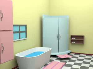 cartoon house 3D Model