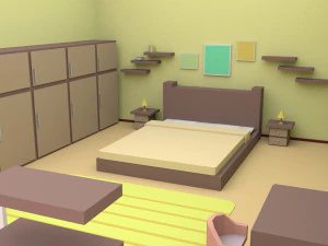 cartoon house 3D Model