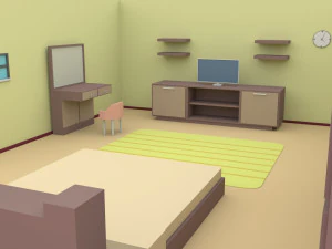 cartoon house 3D Model