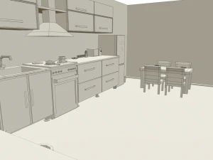 cartoon house 3D Model
