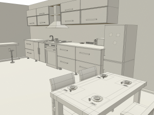 cartoon house Modèle 3D