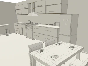 cartoon house 3D Model