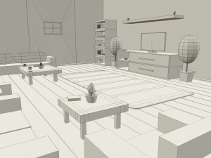 cartoon house 3D Model