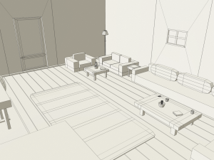 cartoon house Modèle 3D
