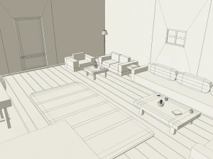 cartoon house 3D Model