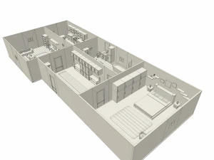 cartoon house 3D Model
