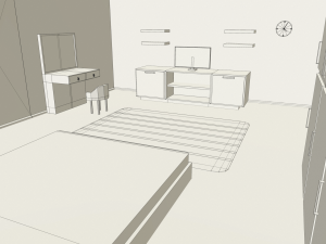 cartoon house Modèle 3D