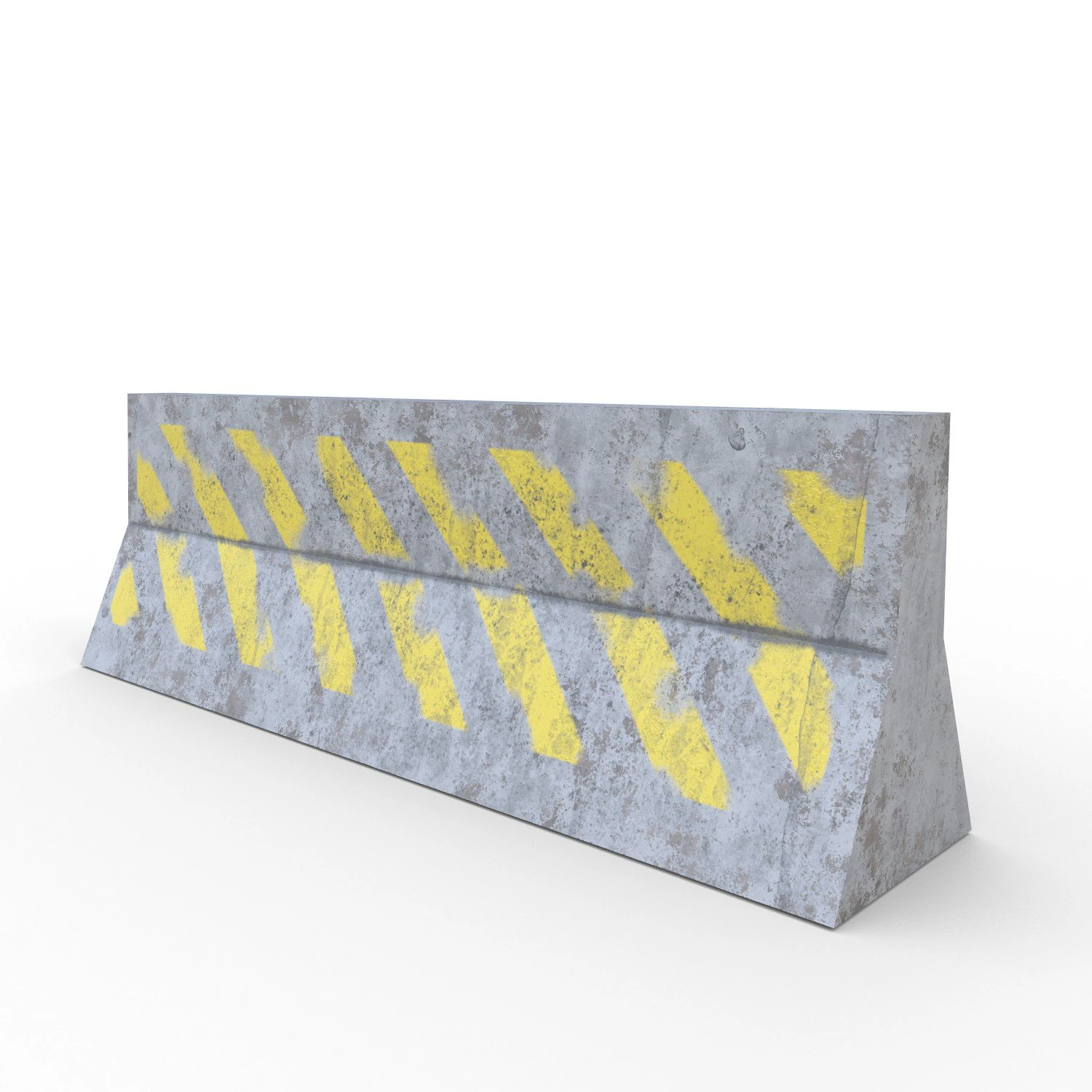traffic barrier - pbr 3D Model .c4d .max .obj .3ds .fbx .stl .blend 