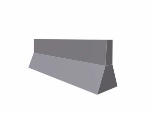 traffic barrier - pbr 3D Model