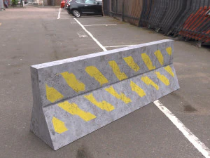 traffic barrier - pbr 3D Model