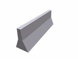 traffic barrier - pbr 3D Model