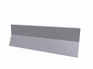traffic barrier - pbr Modello 3D