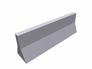 traffic barrier - pbr 3D Model