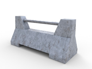traffic barrier Modelo 3D