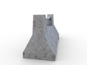 traffic barrier 3D Model