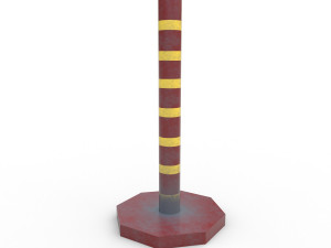 traffic cones - pbr Model 3D