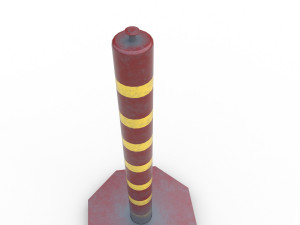 traffic cones - pbr Model 3D