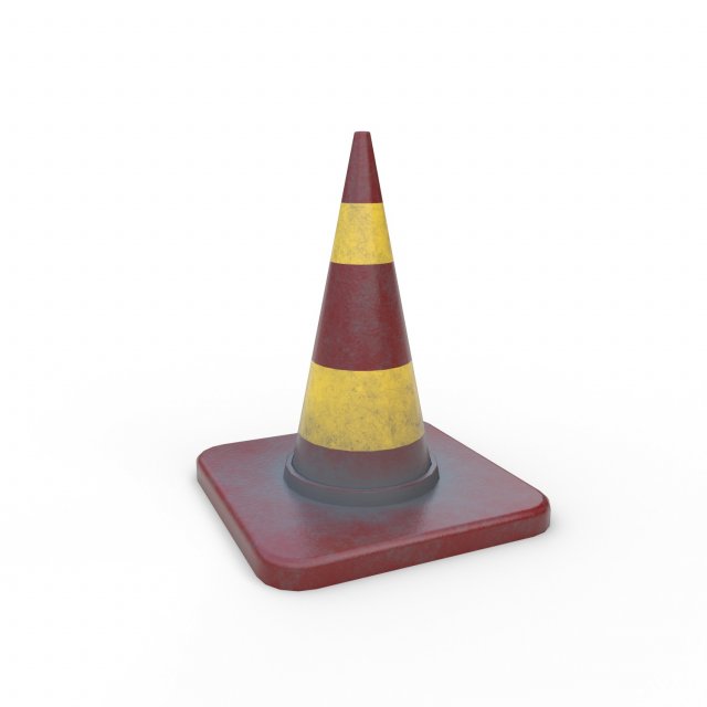 traffic cones 3D Model .c4d .max .obj .3ds .fbx .stl .blend 