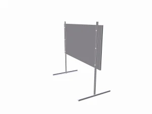 warning road signs - pbr 3D Model