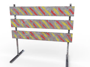 교통 표지 3D 모델