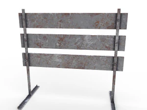 교통 표지 3D 모델