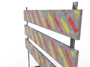 교통 표지 3D 모델