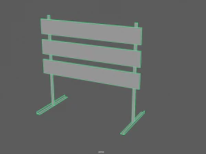 교통 표지 3D 모델