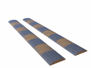 traffic speed bump - pbr Modelo 3D