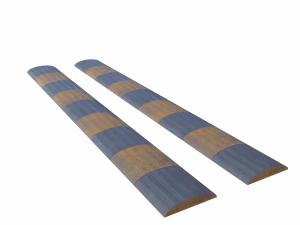 traffic speed bump - pbr 3D Model