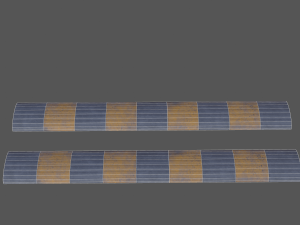 traffic speed bump - pbr Modelo 3D