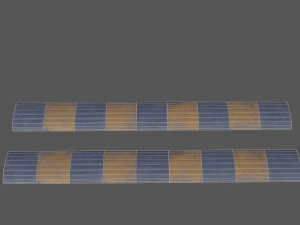 traffic speed bump - pbr 3D Model