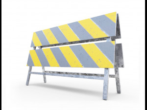 construction barrier 3D Model