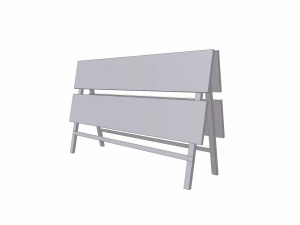 construction barrier 3D Model