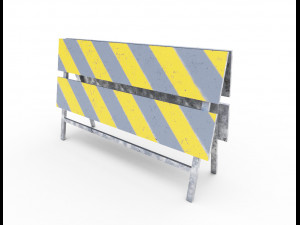 construction barrier 3D Модель