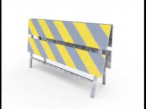 construction barrier 3D Model